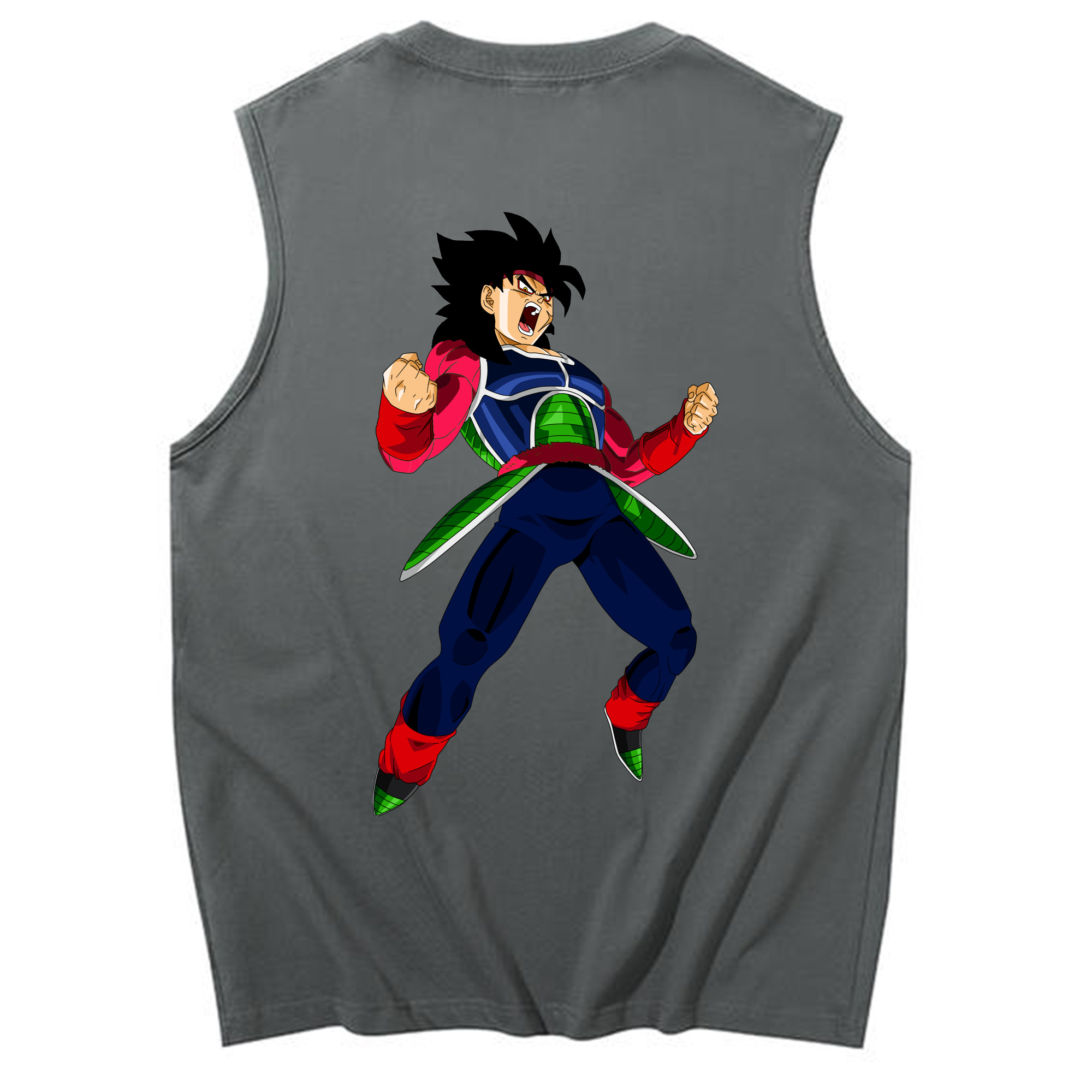 （画像用） ドラゴンボール バーダック DRAGON BALL Burdock コットン100％タンクトップ（背面プリント）